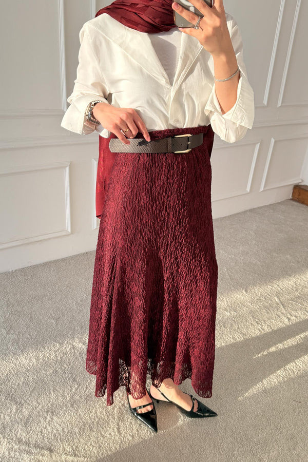 Ales Shoulder Lace Shirt Ecru