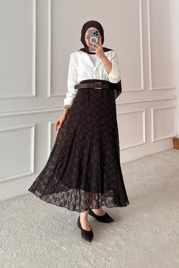 Ales Shoulder Lace Shirt Ecru