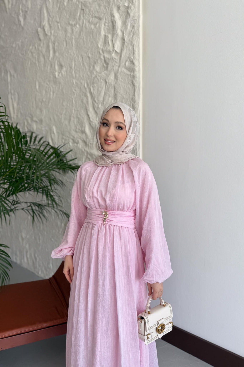 Tayi Elbise Pembe