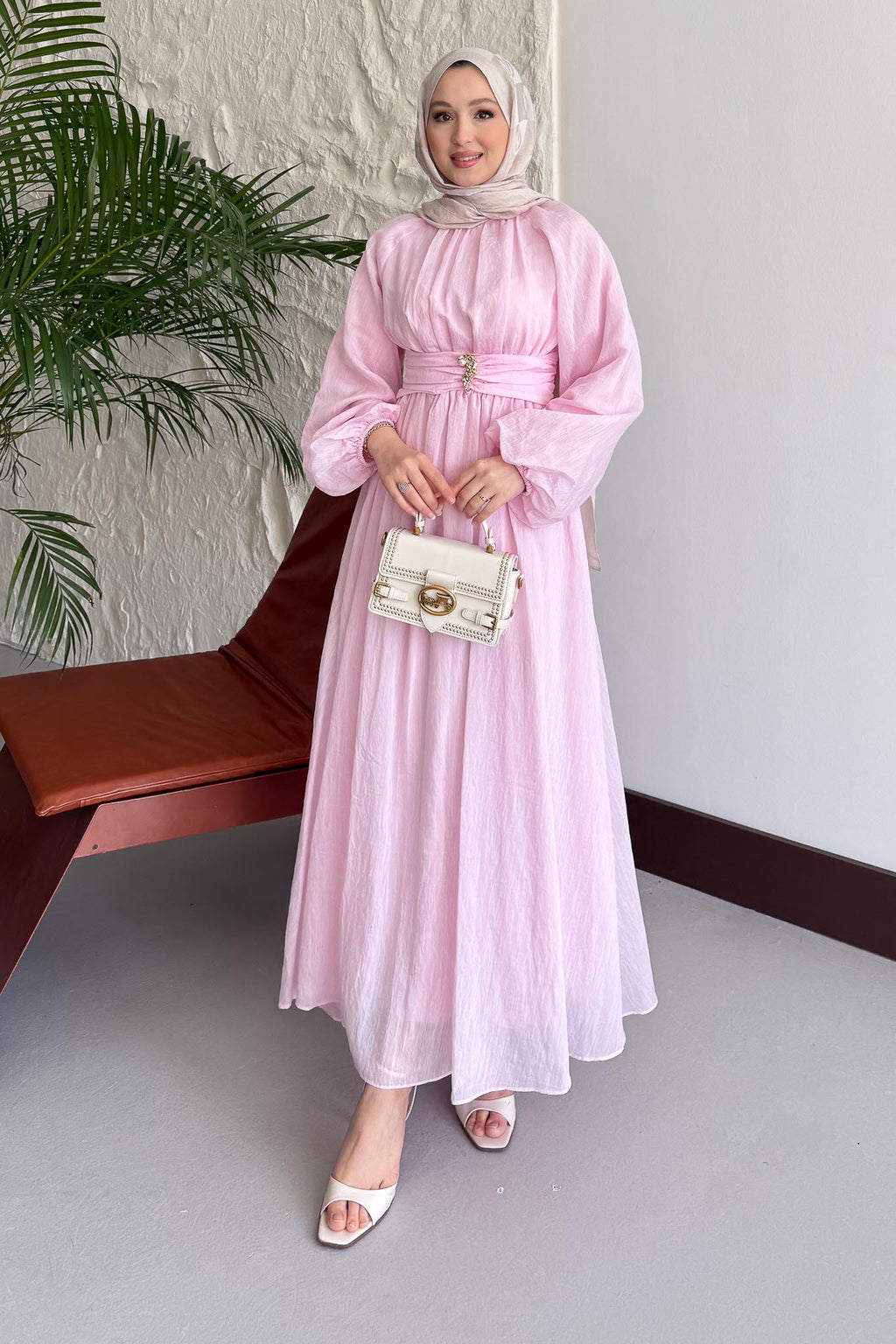 Tayi Elbise Pembe