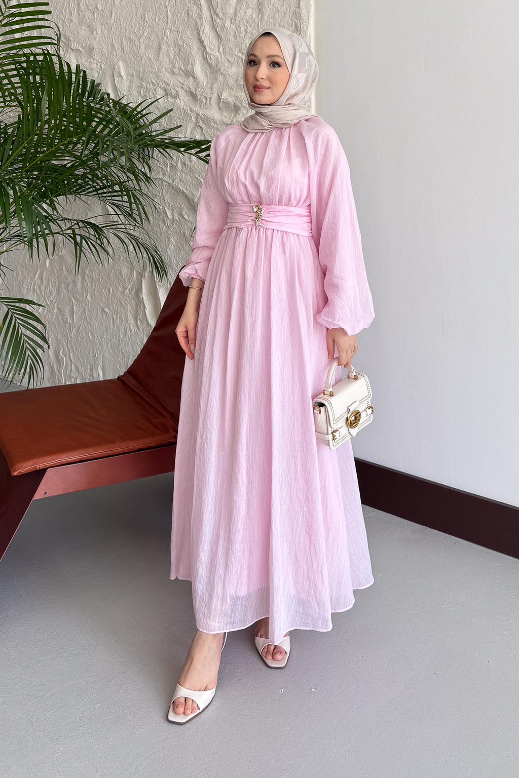 Tayi Elbise Pembe