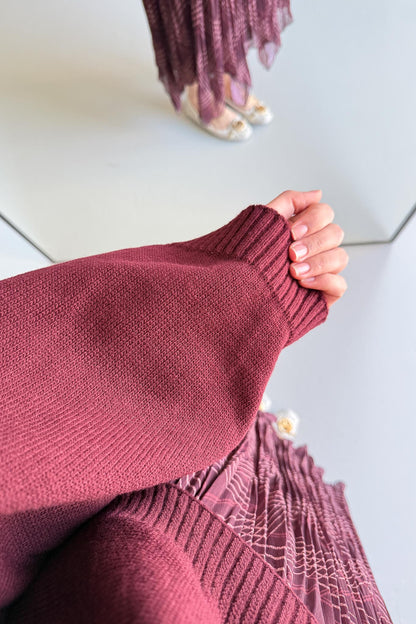 Tied Linen Skirt Beige