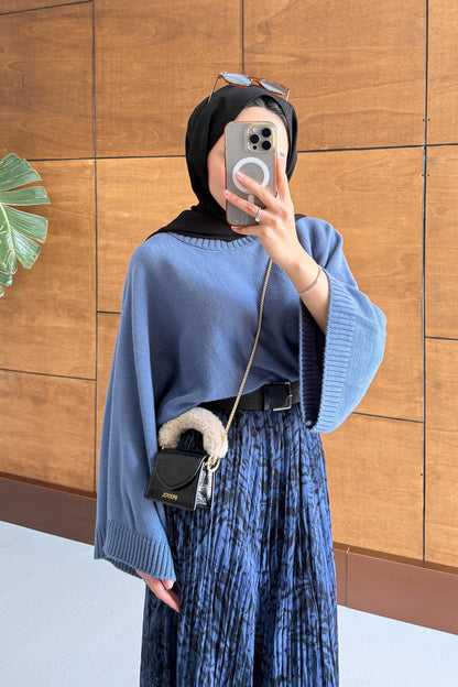 Tied Linen Skirt Beige