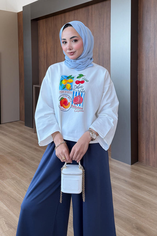 Frutta Desenli Tunik