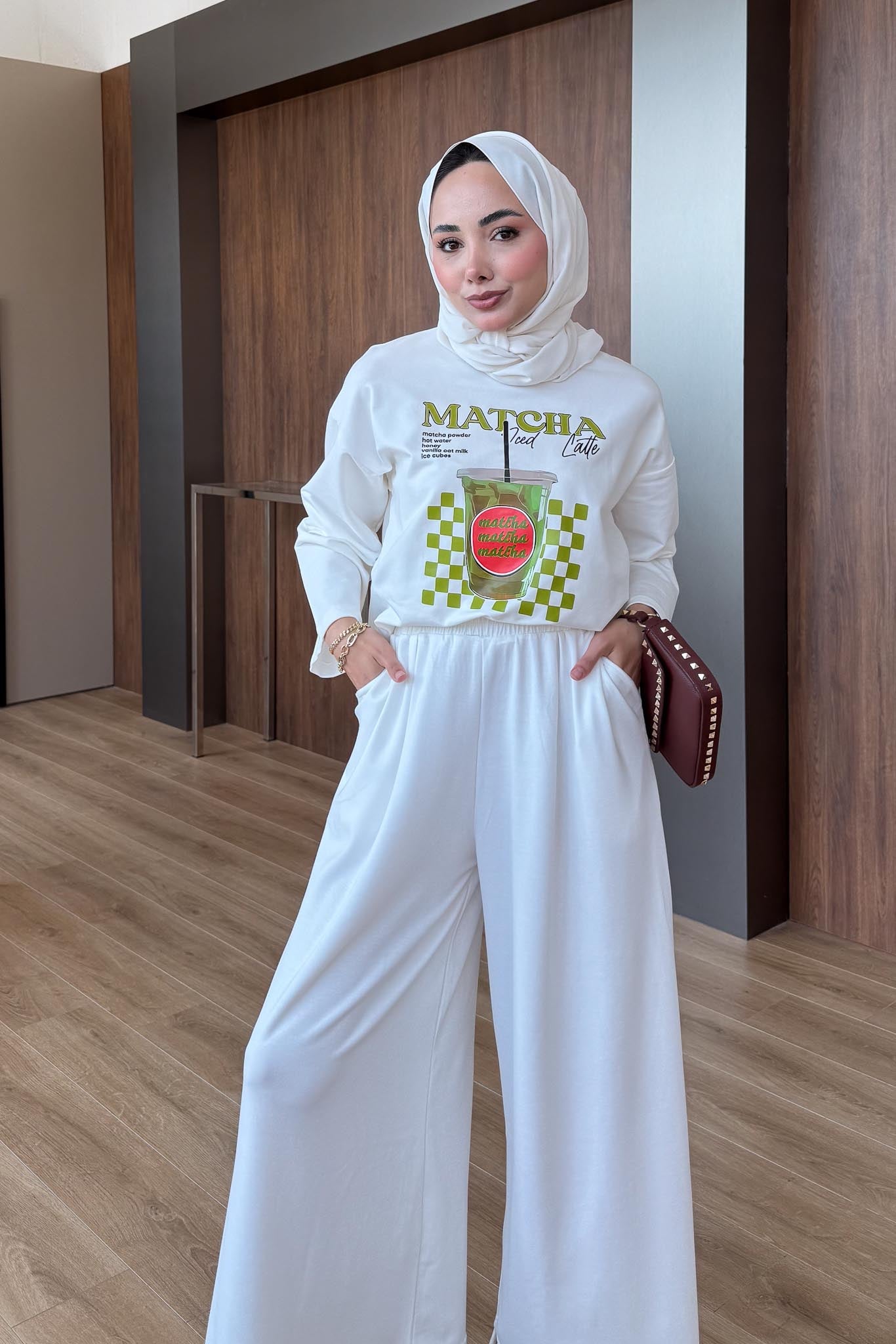 Latte Desenli Tunik