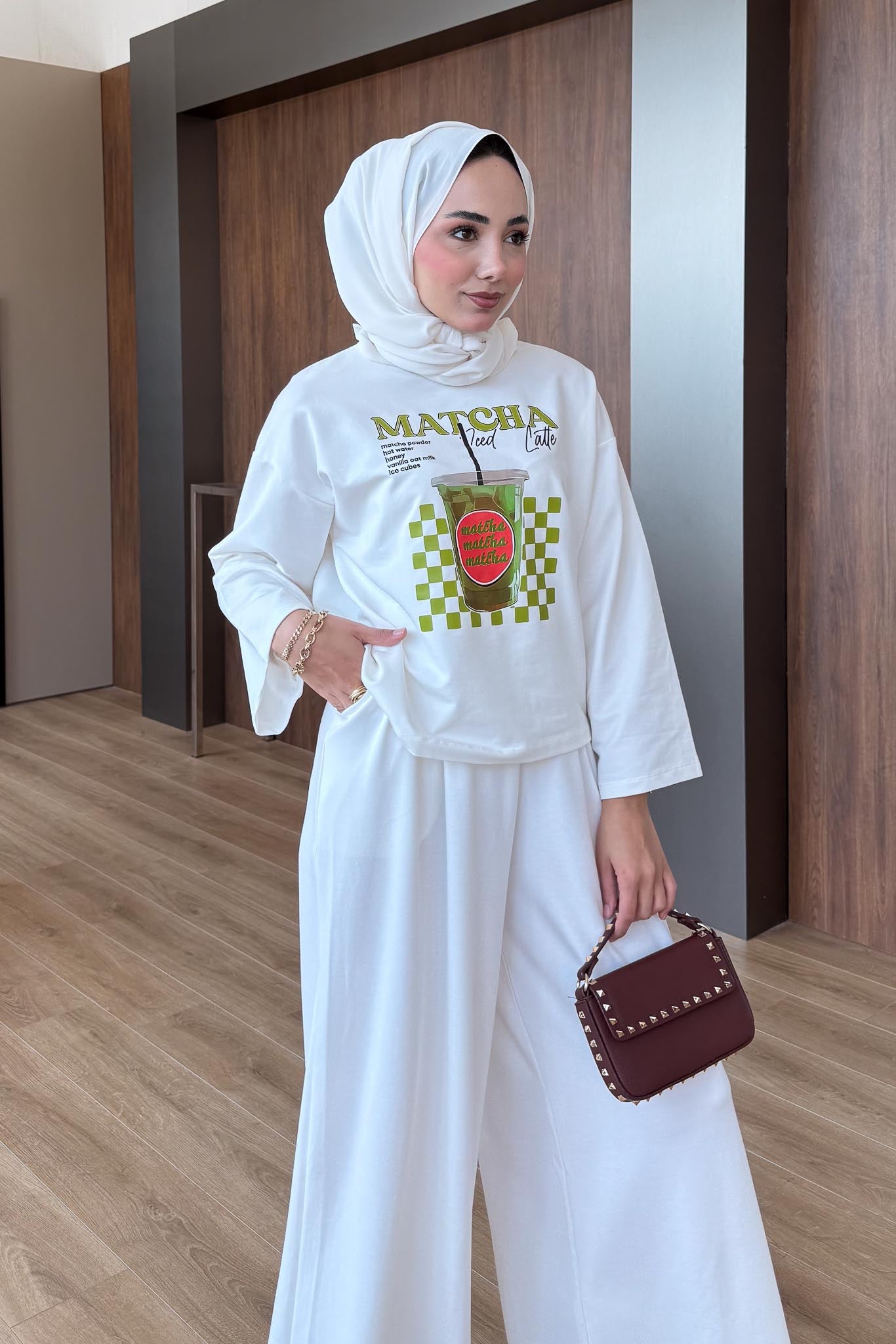 Latte Desenli Tunik