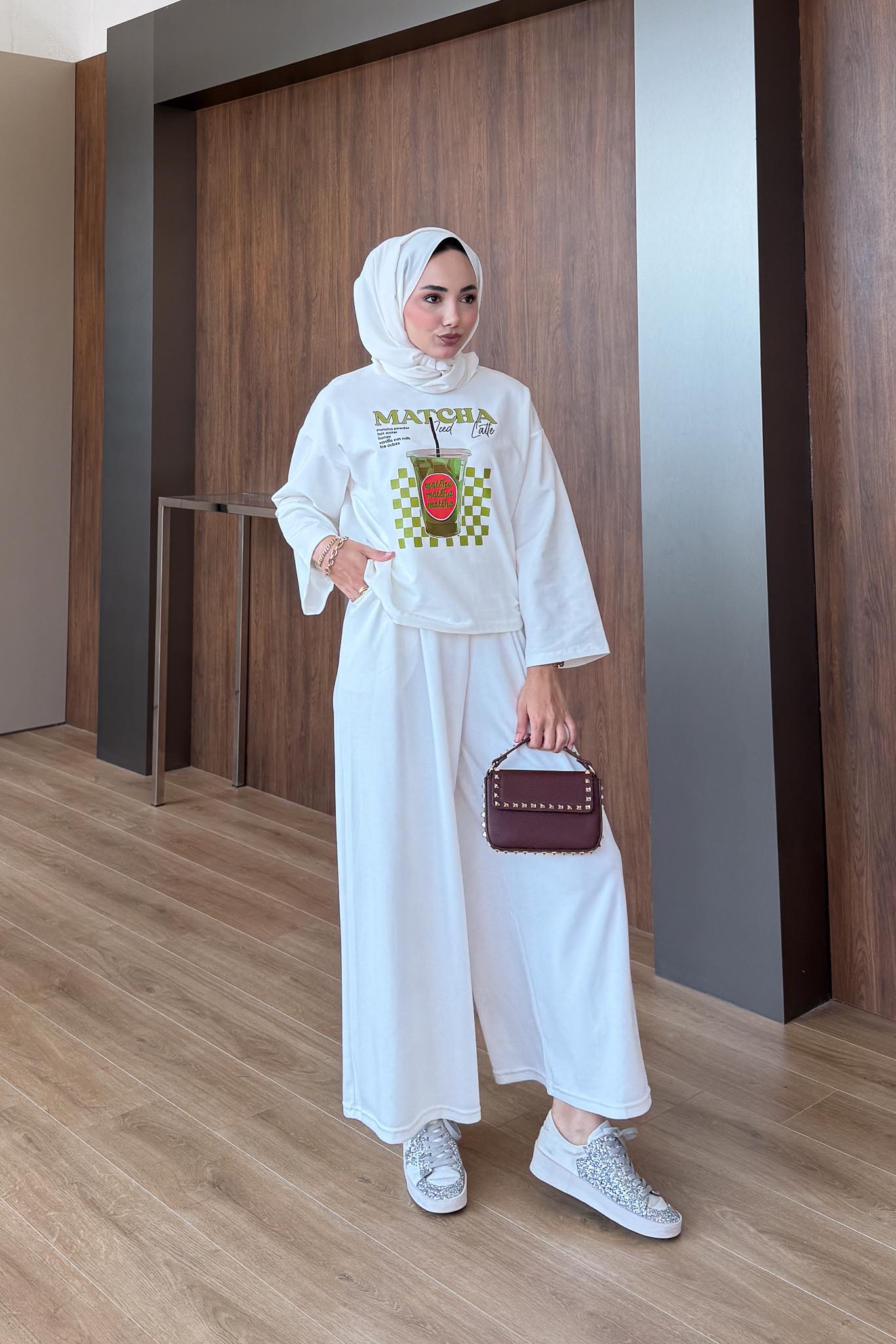 Latte Desenli Tunik