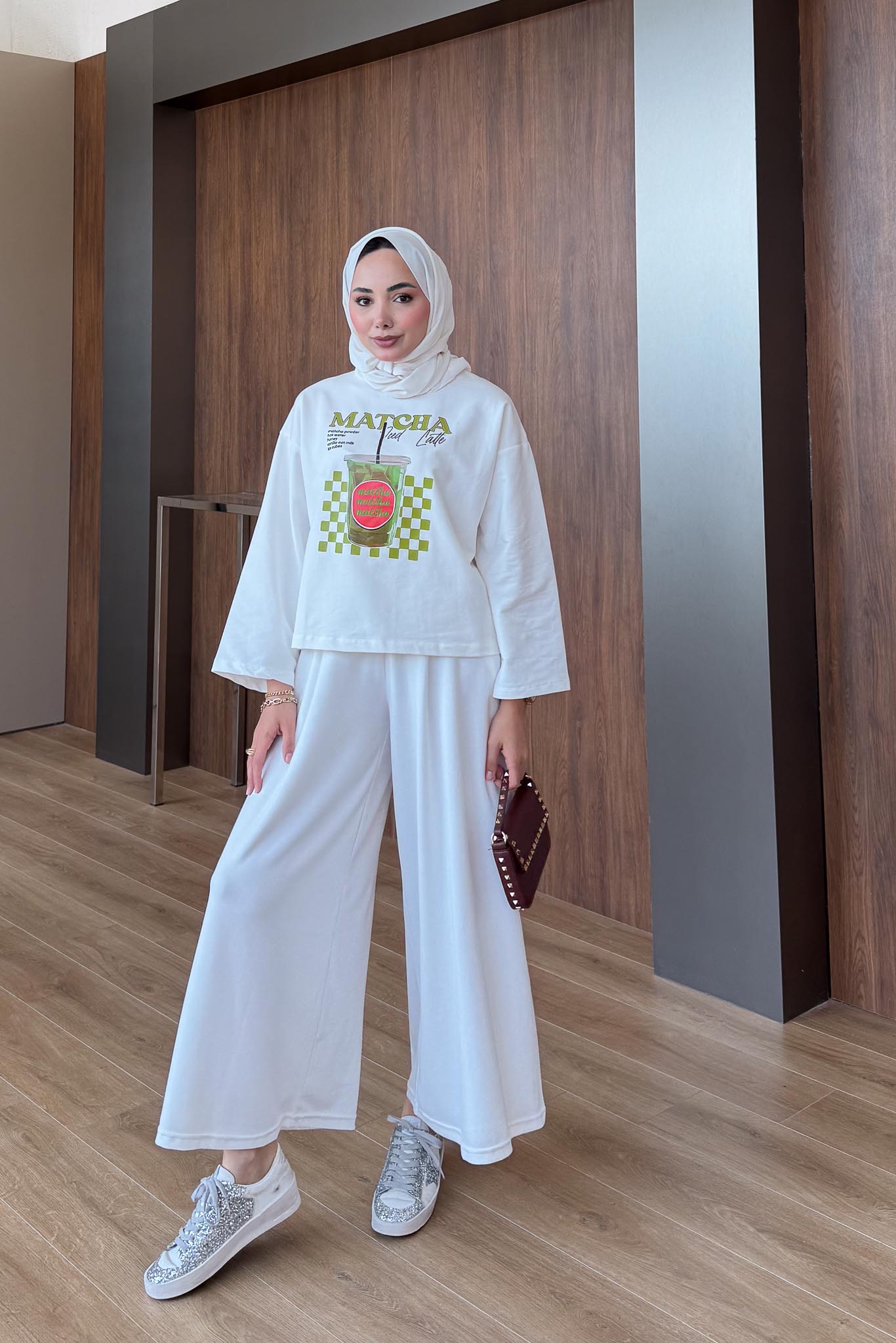 Latte Desenli Tunik