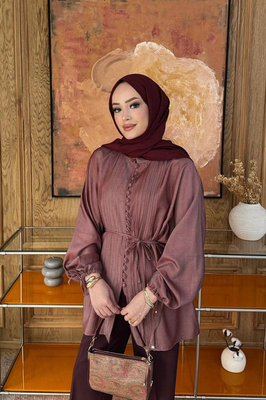 Ales Shoulder Lace Shirt Ecru
