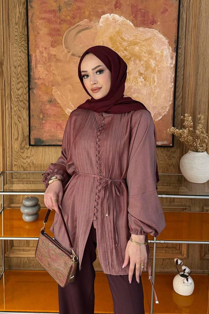 Ales Shoulder Lace Shirt Ecru