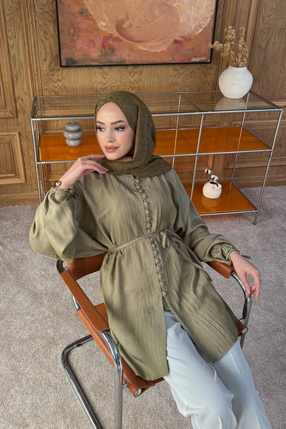 Ales Shoulder Lace Shirt Ecru
