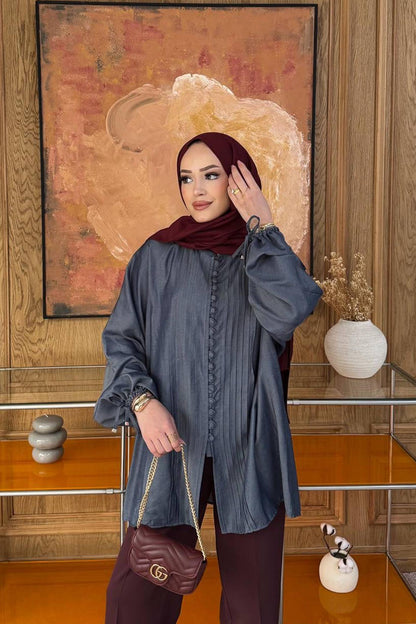 Ales Shoulder Lace Shirt Ecru