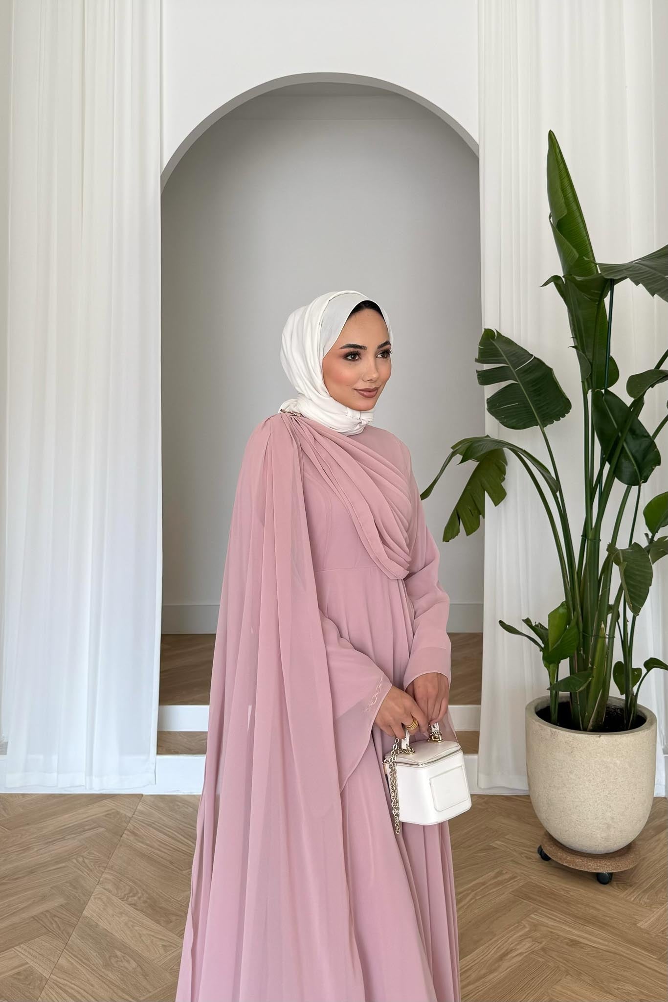 Diva Abiye Elbise Pembe