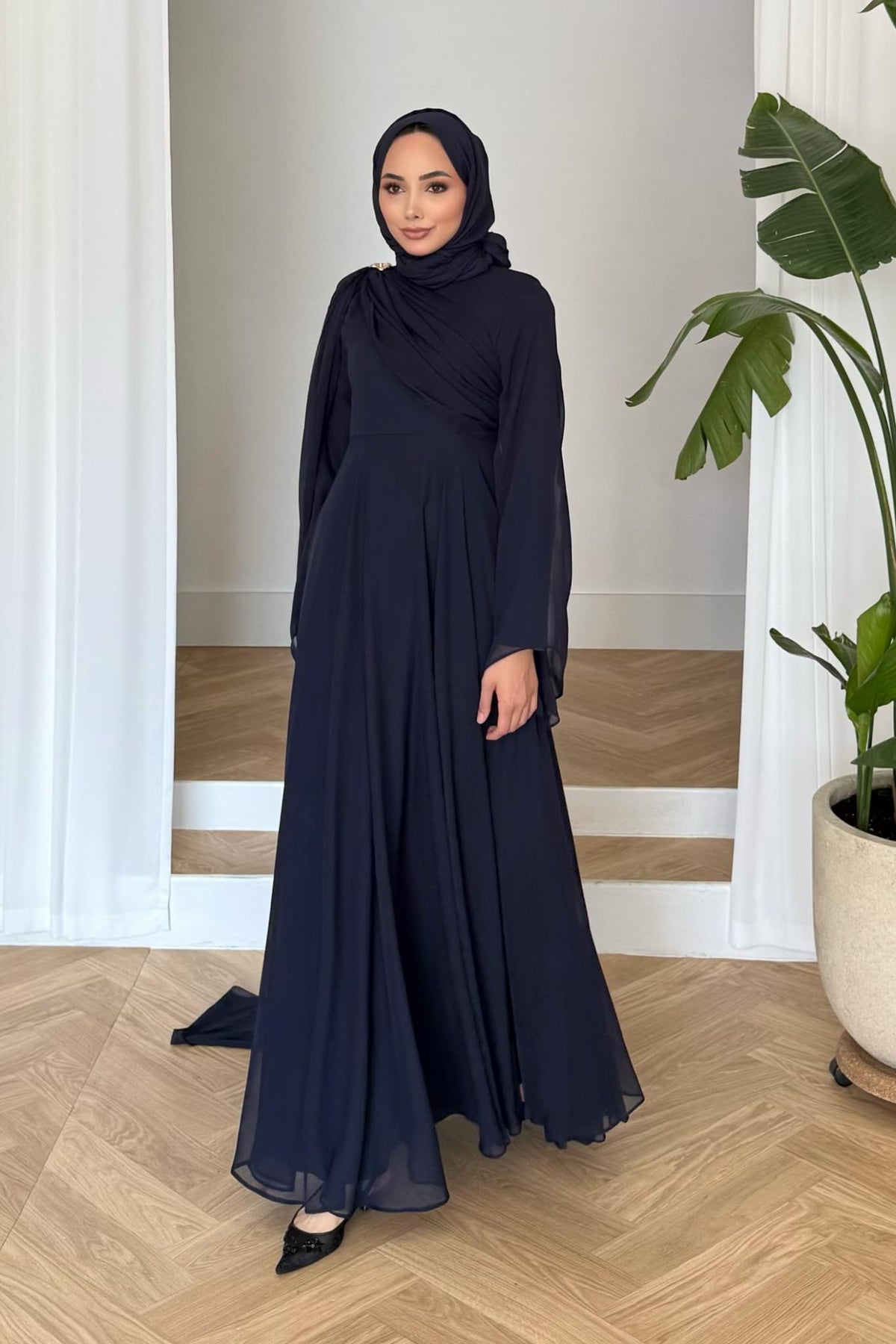 Diva Abiye Elbise Lacivert