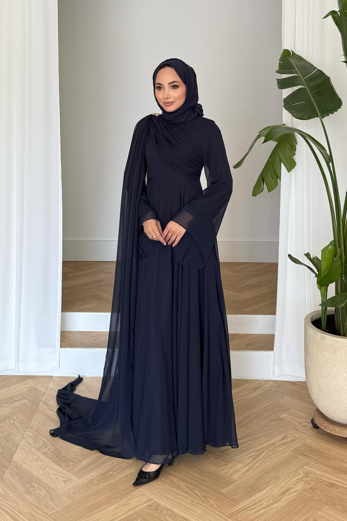 Diva Abiye Elbise Lacivert