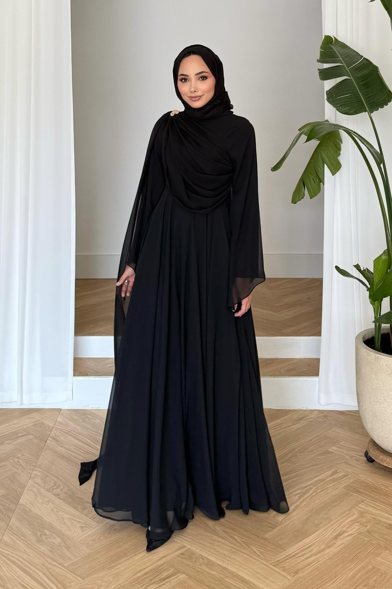 Diva Abiye Elbise Siyah
