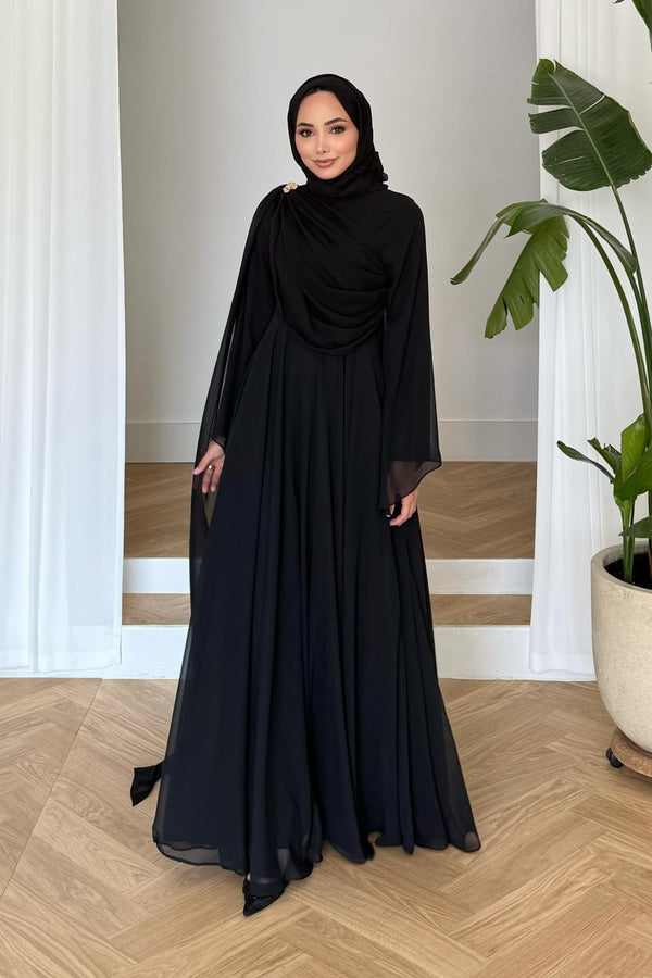 Diva Abiye Elbise Siyah