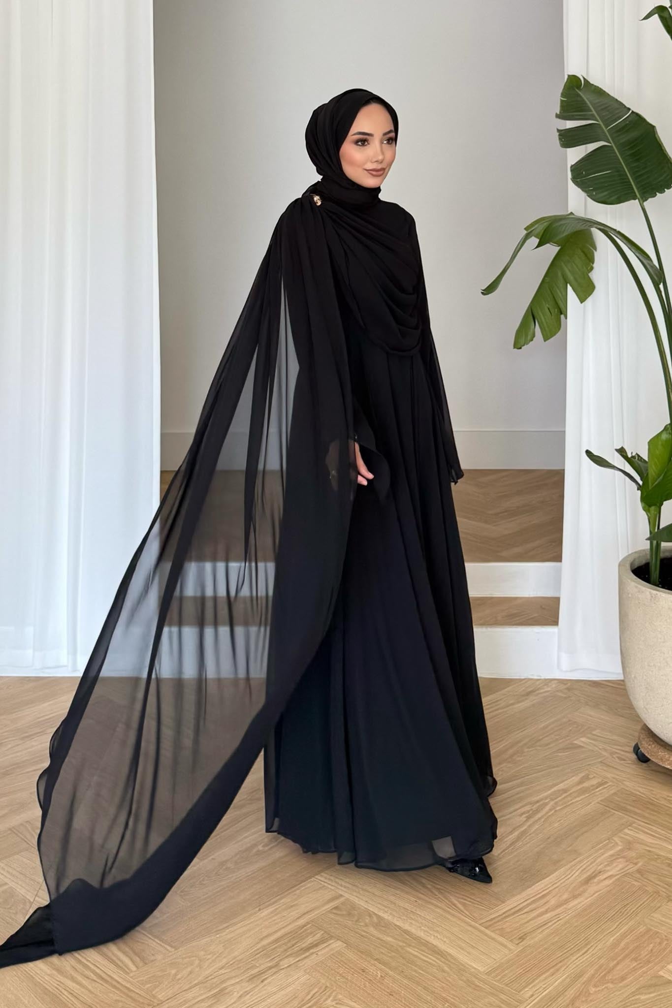 Diva Abiye Elbise Siyah