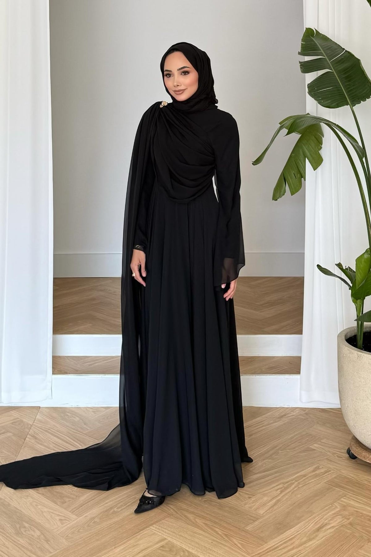 Diva Abiye Elbise Siyah
