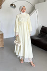 Ajda Pleated Skirt Set Petrol