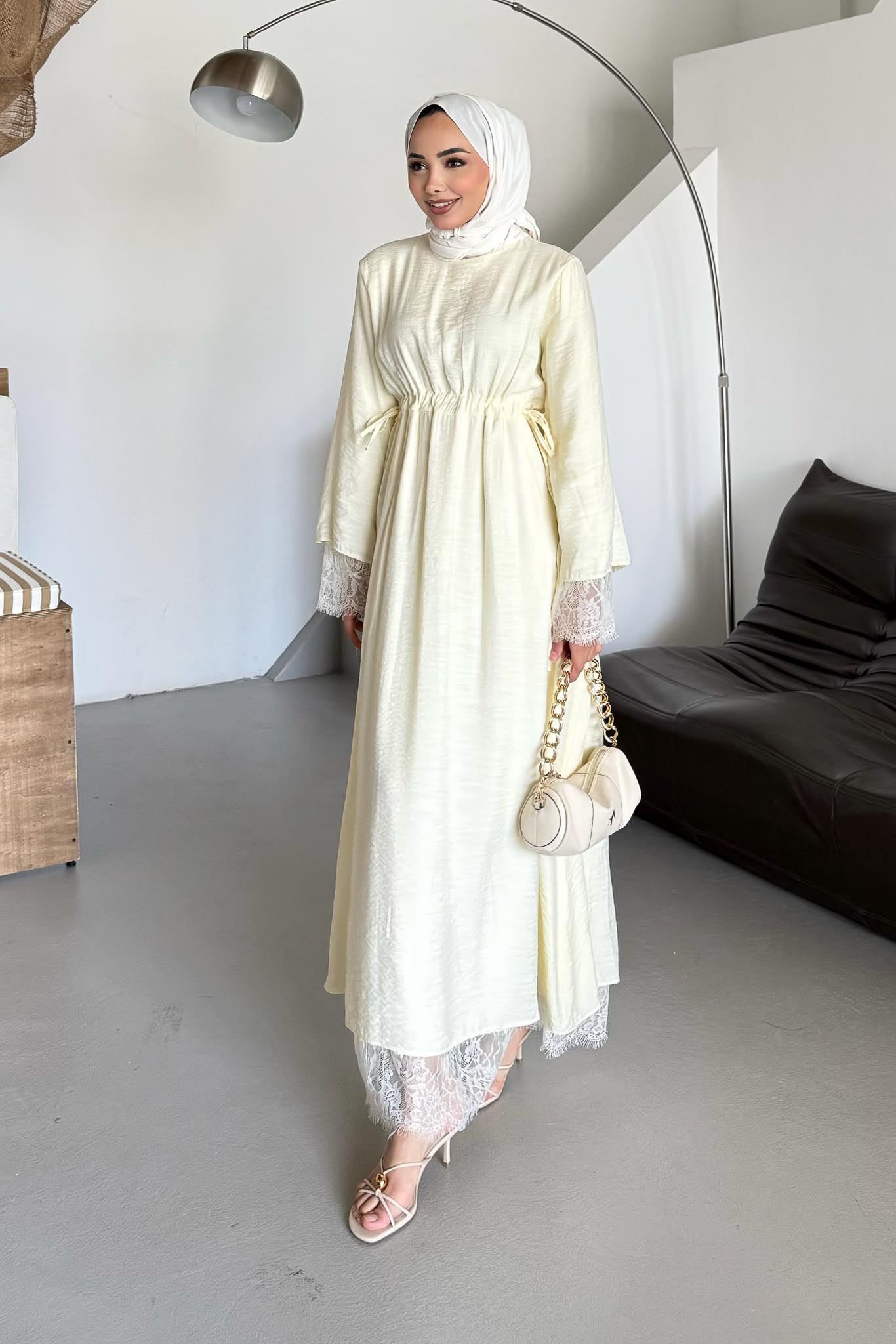 Ajda Pleated Skirt Set Petrol