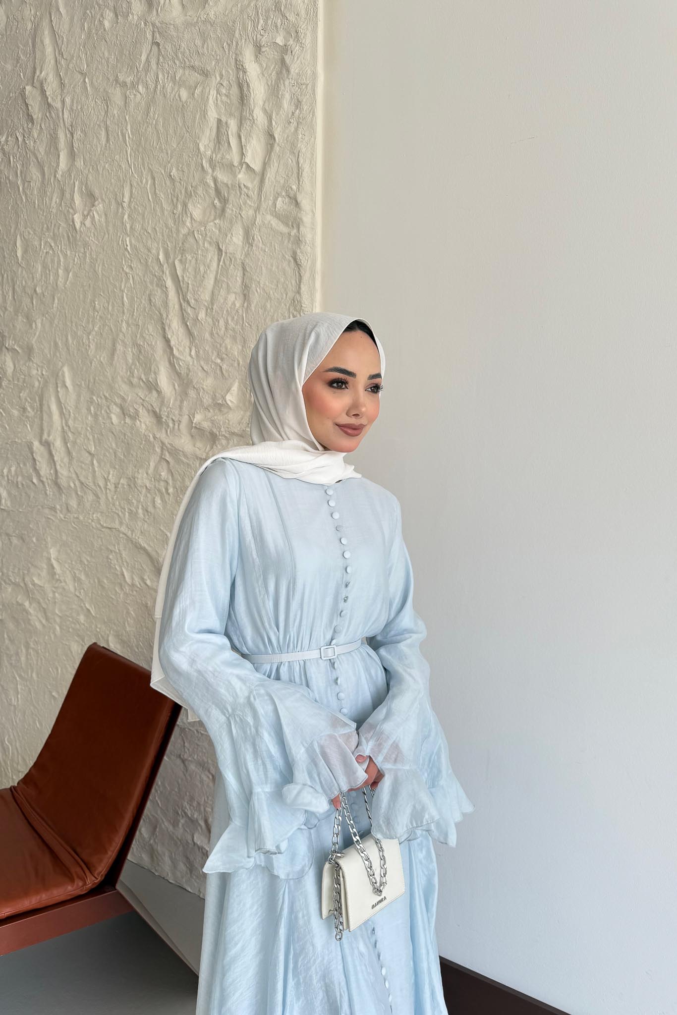 Ajda Pleated Skirt Set Petrol