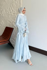 Ajda Pleated Skirt Set Petrol