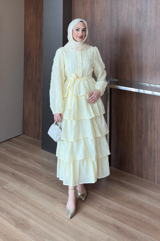 Xside Güpürlü Elbise Terayağ