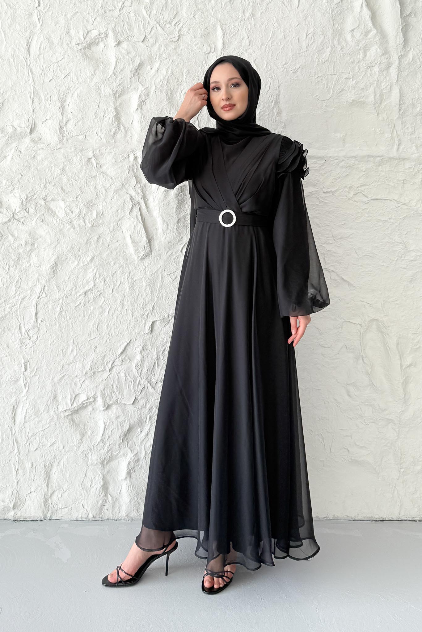 Suzana Abiye Elbise Siyah