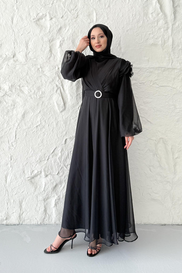 Suzana Abiye Elbise Siyah
