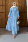 Gold Deren Evening Dress Dusty Rose