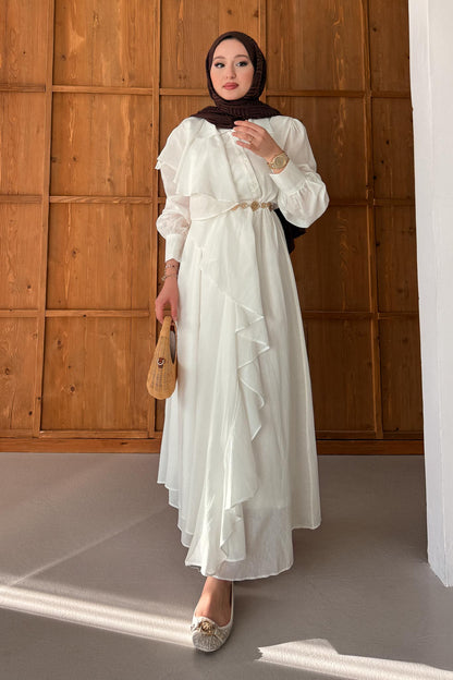 Alaçatı Dress White