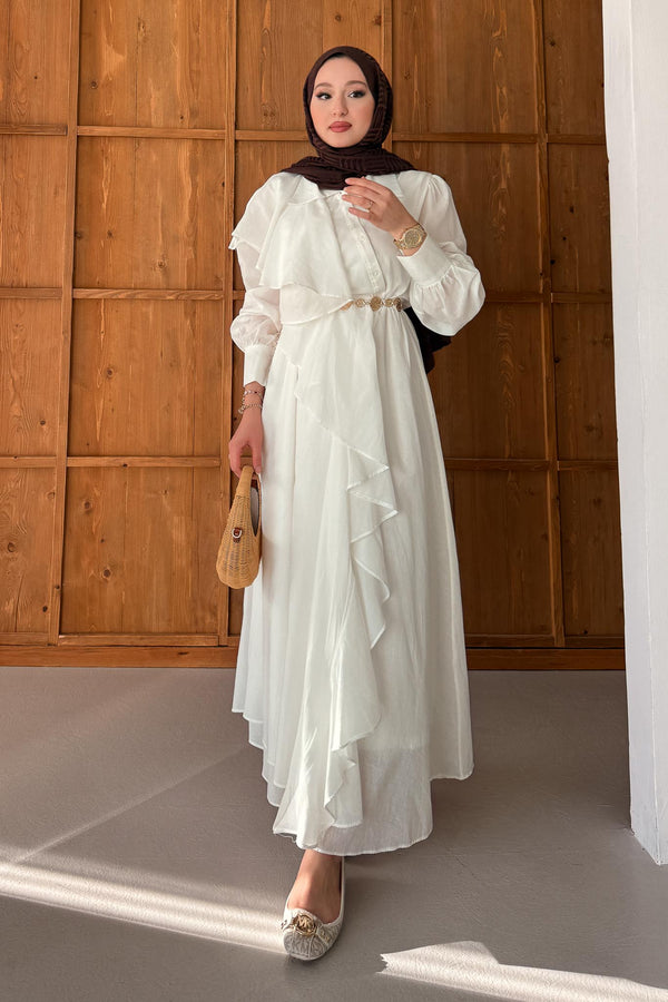 Alaçatı Dress White