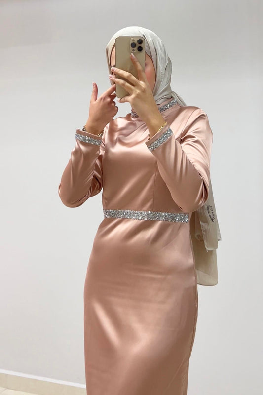 Elegance Dress Salmon