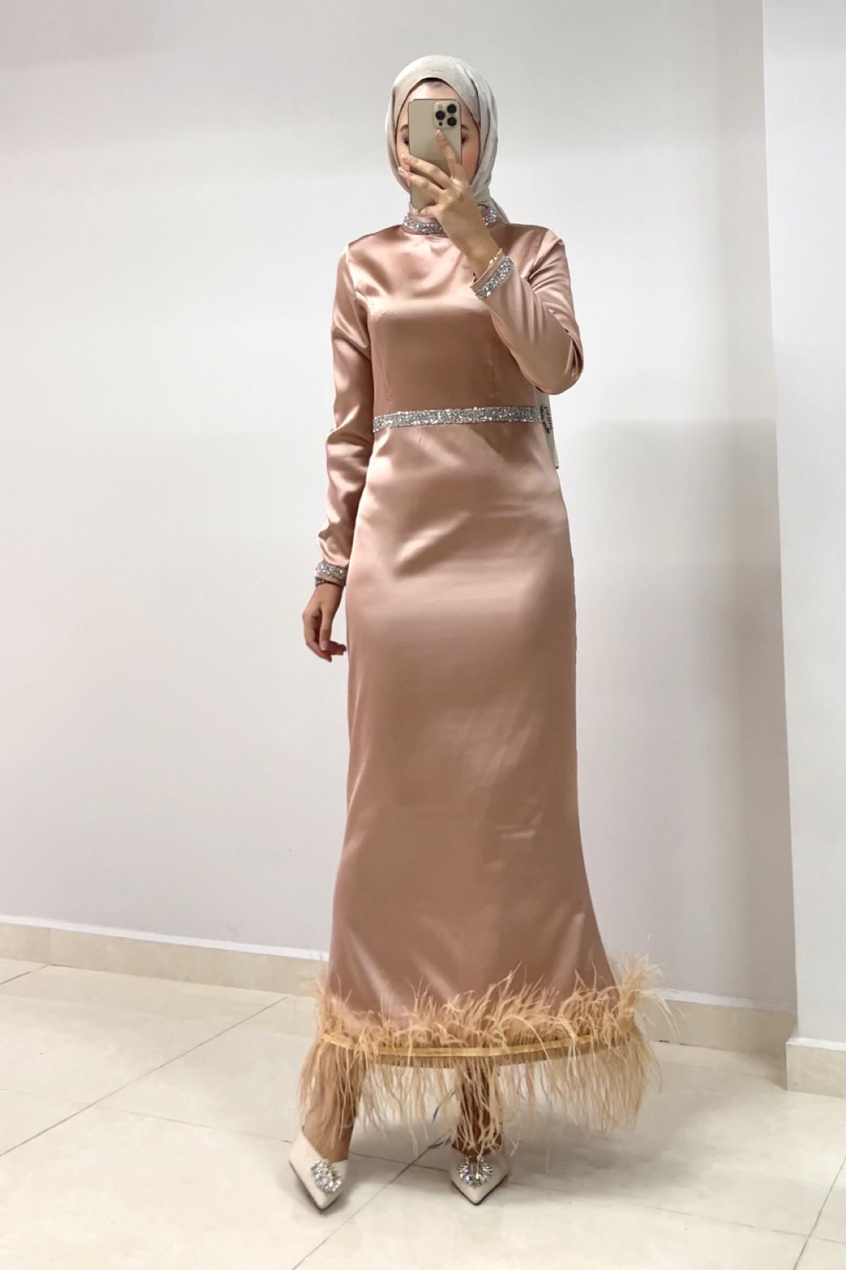 Elegance Dress Salmon