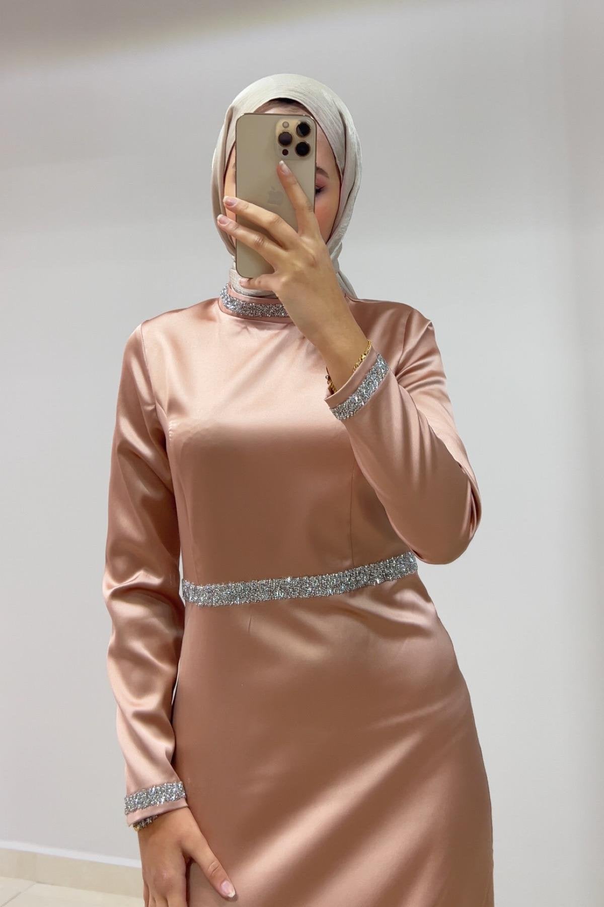 Elegance Dress Salmon