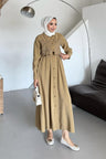 Ajda Pleated Skirt Set Petrol