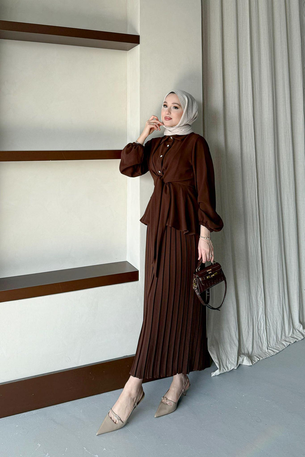 Jasmin Takım Kahverengi