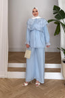 Seyran Pleated Dress Beige