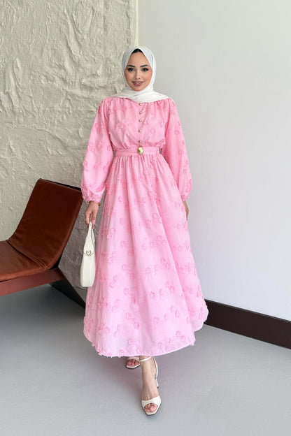 Mona Lace Dress White