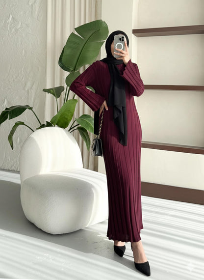 Fortune Pilise Elbise Mürdüm