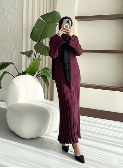 Fortune Pilise Elbise Mürdüm