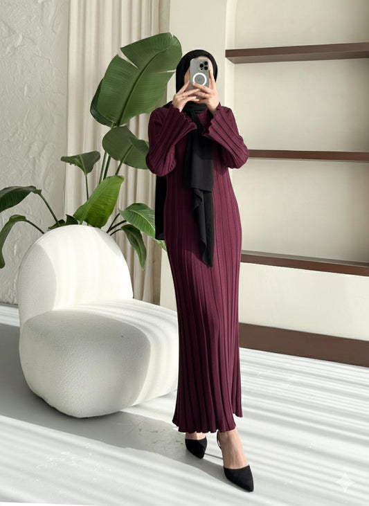 Fortune Pilise Elbise Mürdüm