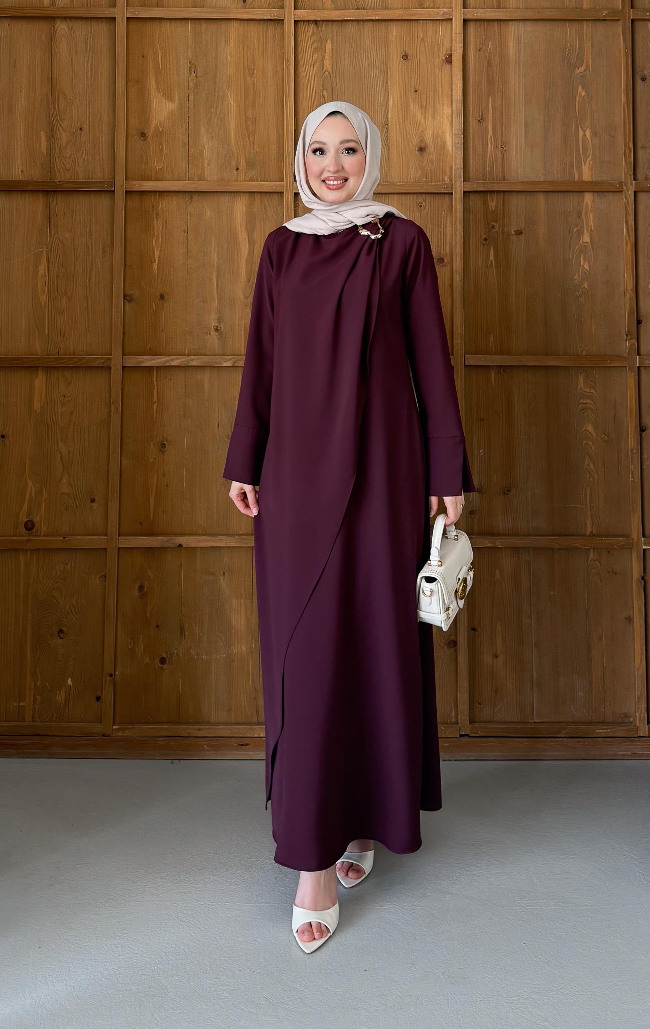 New Hurrem Evening Dress Burgundy