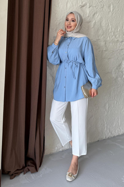 Ales Shoulder Lace Shirt Ecru