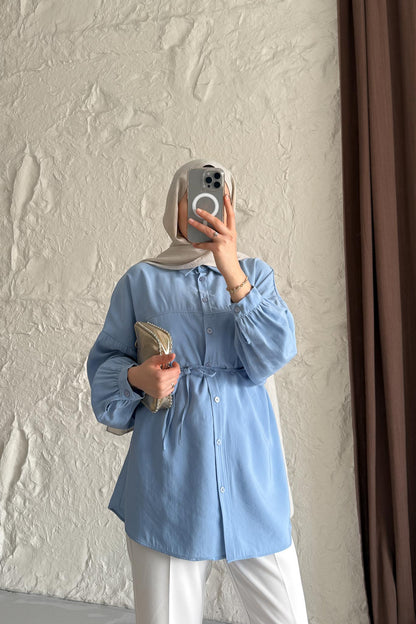 Ales Shoulder Lace Shirt Ecru