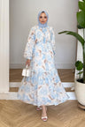 Ajda Pleated Skirt Set Petrol