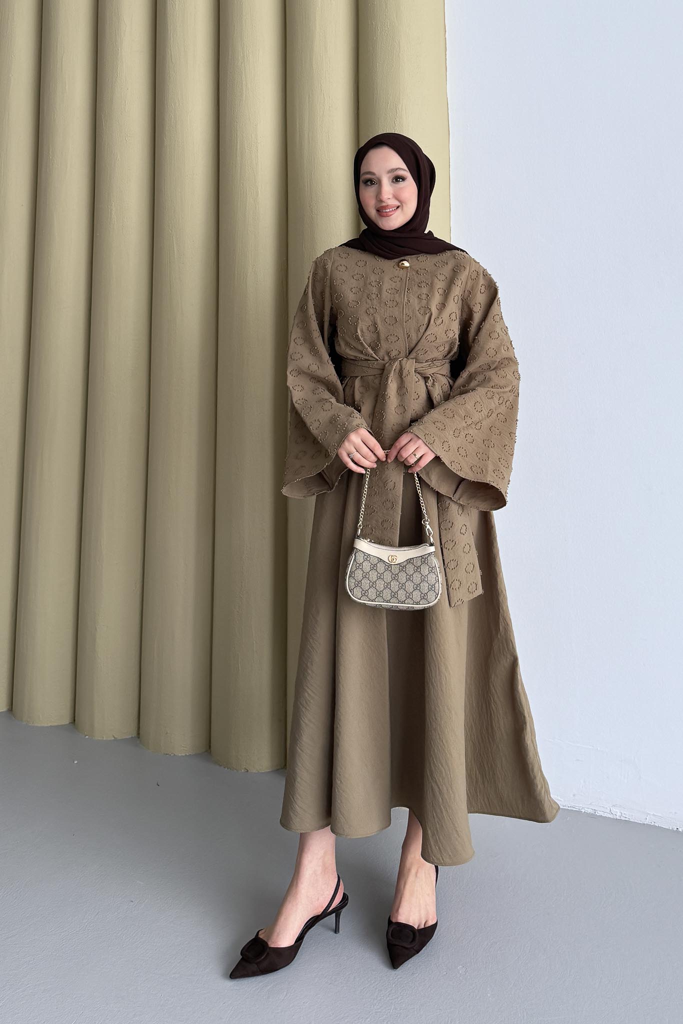 Halka Desen Takım Olive