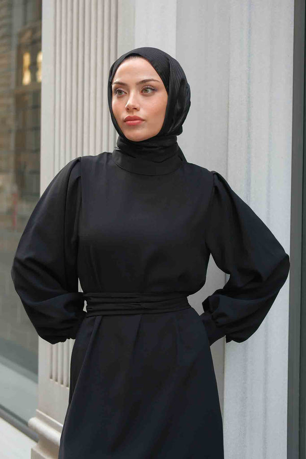 Yeni Hürrem Abiye Elbise Siyah