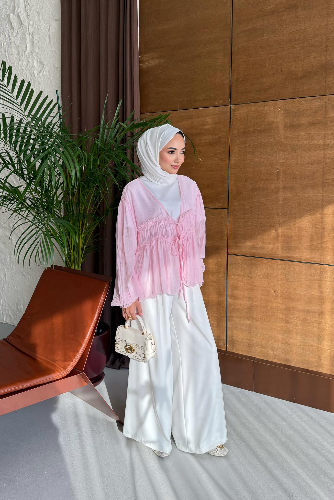 İnci Tunik Pembe